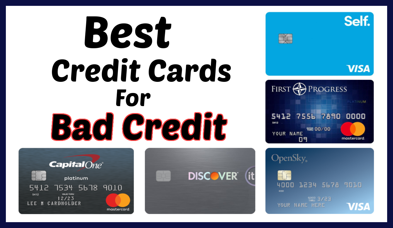 5 Best Credit Cards For Bad Credit - Finance Talks